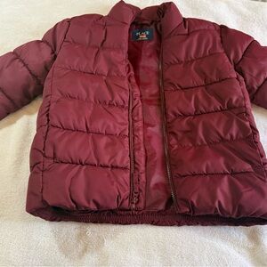 Place Maroon Puffer Jacket for Kids